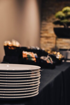 Daily self-service breakfast (EUR 10 per person)