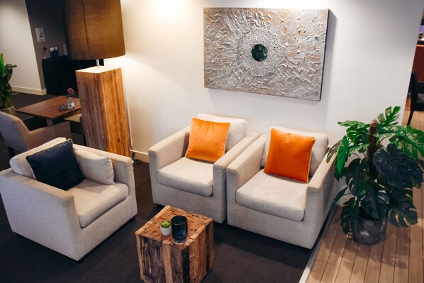 Lobby sitting area