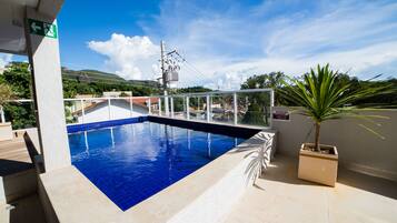 Indoor pool, outdoor pool