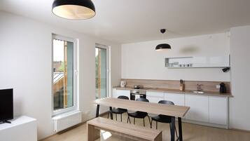 Exclusive Apartment, 2 Bedrooms, Balcony | 1 bedroom, blackout curtains, iron/ironing board, free WiFi