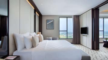 Pillow-top beds, in-room safe, desk, blackout curtains