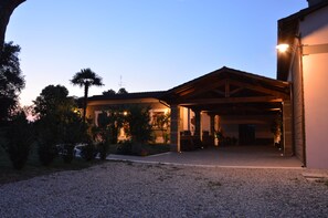 Front of property – evening/night