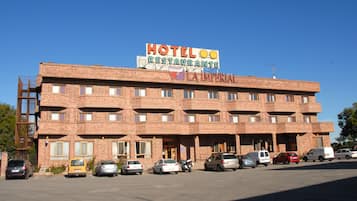 Façana frontal de l'allotjament