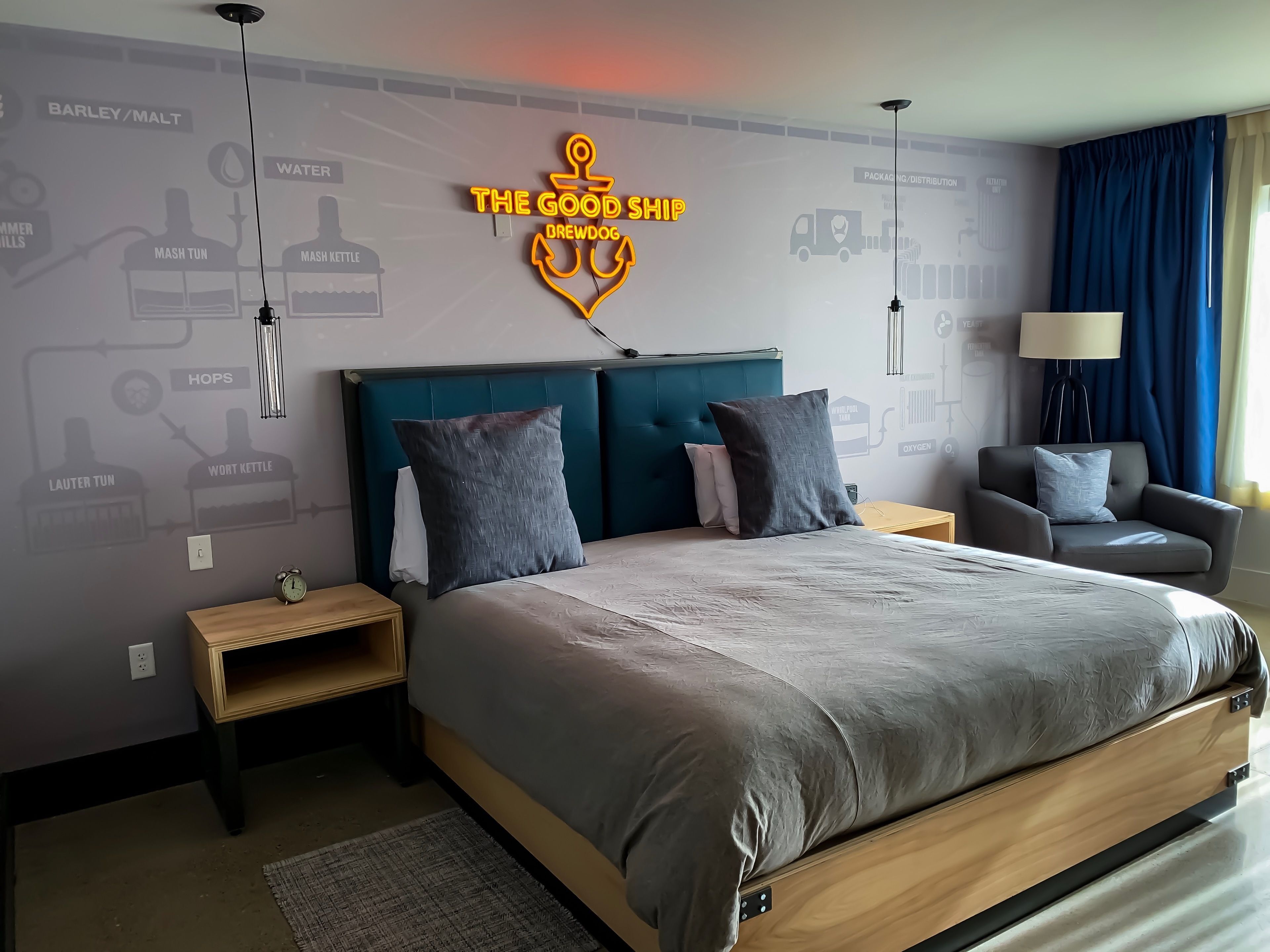 Free minibar items, in-room safe, individually decorated