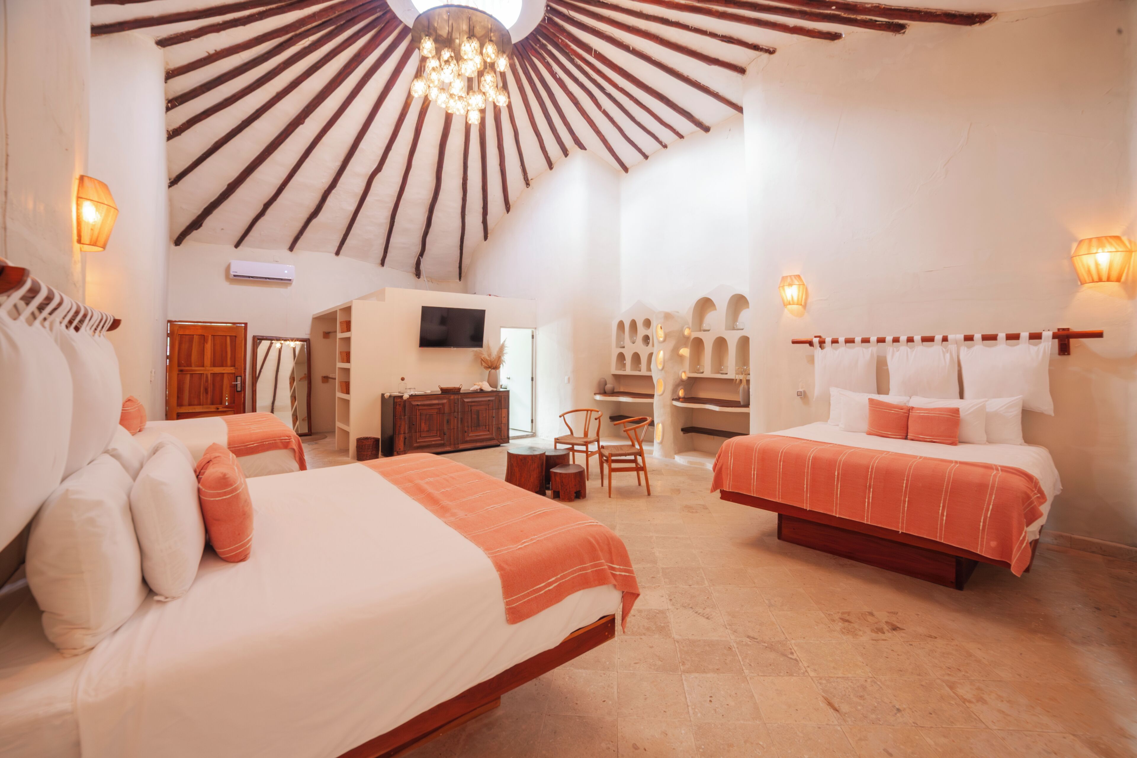 Ropa de cama de alta calidad, cubrecamas y colchones con pillow-top 