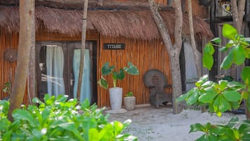 Double Eco-Cabana Garden View | Premium bedding, down comforters, pillowtop beds, individually decorated