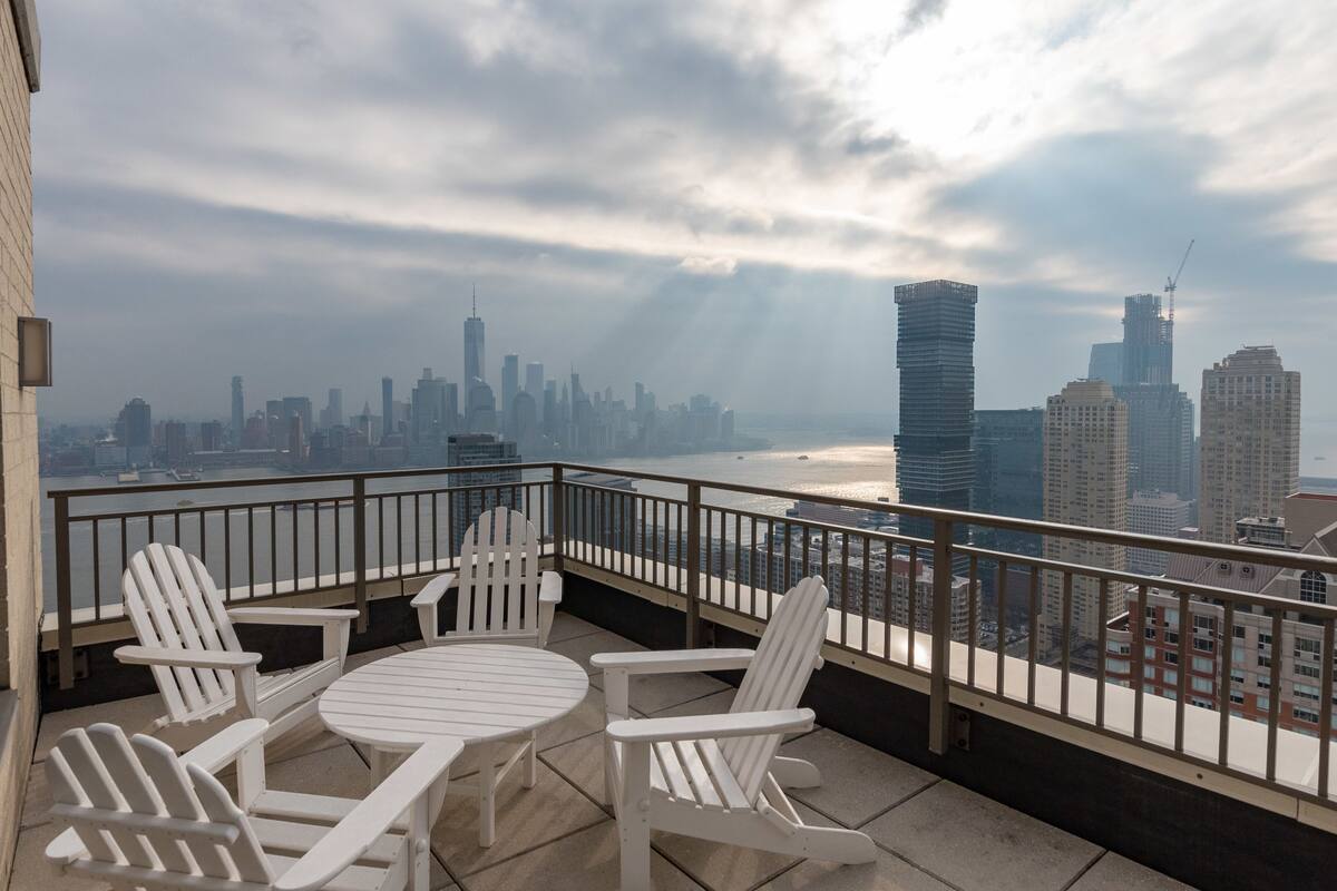 Panoramic Penthouse, 3 Bedrooms, Terrace, City View | Terrace/patio
