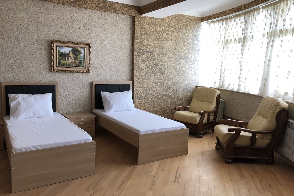 Minibar, desk, rollaway beds, free WiFi