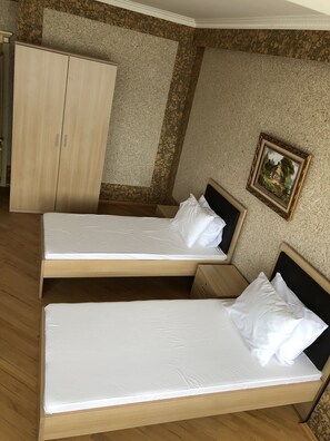 Minibar, desk, rollaway beds, free WiFi