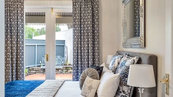 Premium bedding, individually decorated, individually furnished
