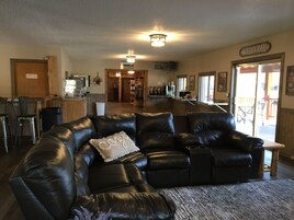 Área de estar no saguão