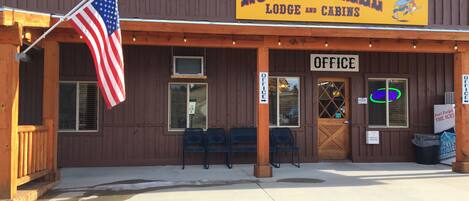 Entrada de la propiedad