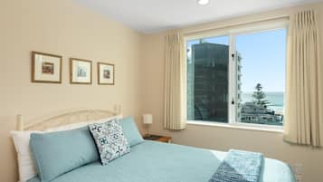 2 Bedroom Ocean Harbour View Apartments | Premium bedding, individually decorated, individually furnished