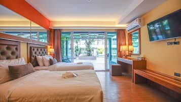 Deluxe Pool Access | 3 Schlafzimmer, hochwertige Bettwaren, Zimmersafe, Schreibtisch