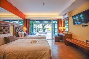 3 habitaciones y ropa de cama de alta calidad 