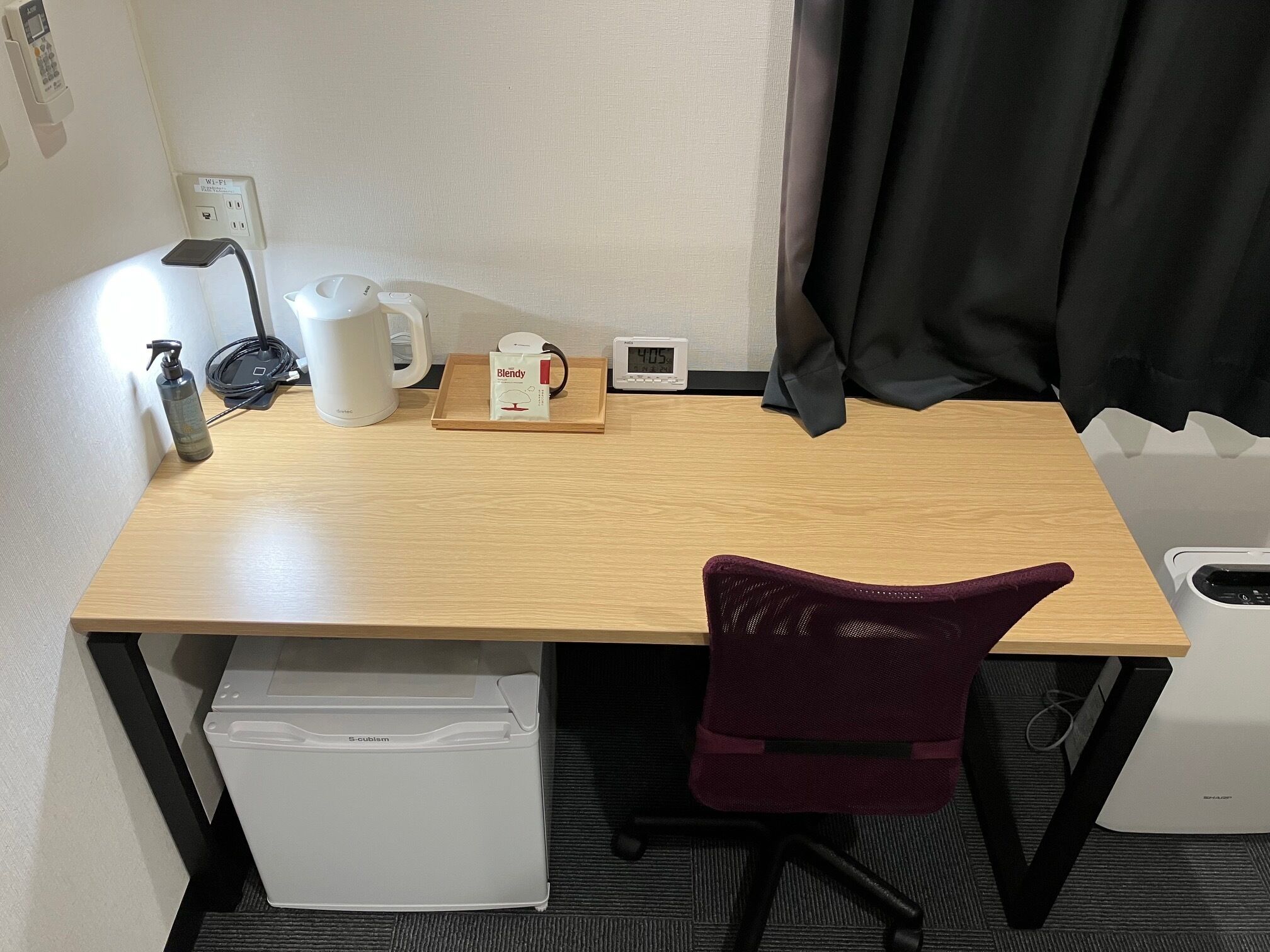 double room (no daily cleaning) | premium bedding, desk, laptop workspace, soundproofing