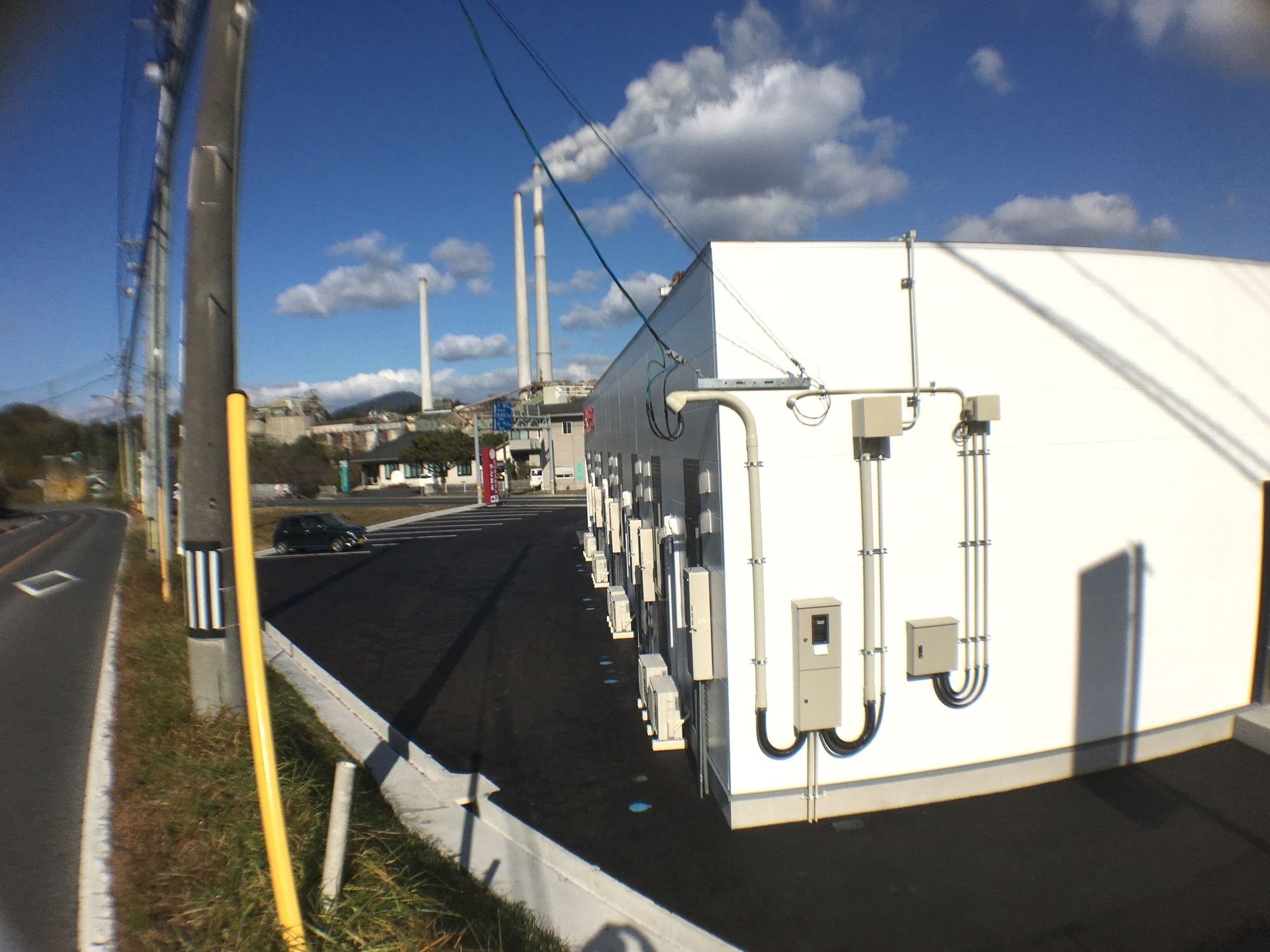 Fassade der Unterkunft