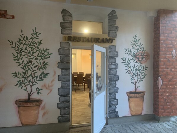 Interior entrance