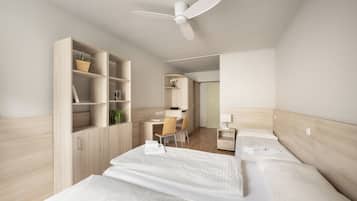 Triple Room | In-room safe, desk, iron/ironing board, free WiFi
