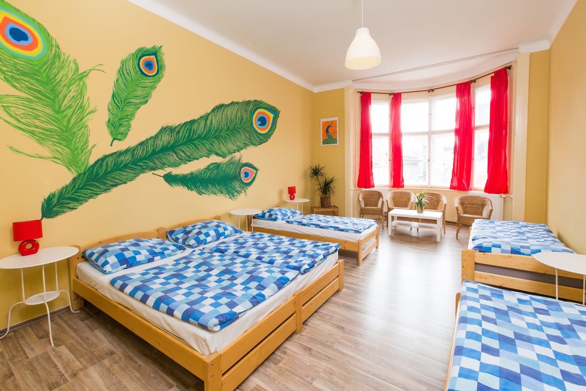 Standaard kamer, meerdere bedden (5 guests) | Een bureau, verduisterende gordijnen, geluiddichte muren