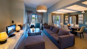 Villa, 3 Bedrooms, Private Pool | Living area | Flat-screen TV - Villa Oliva (Rhodes)