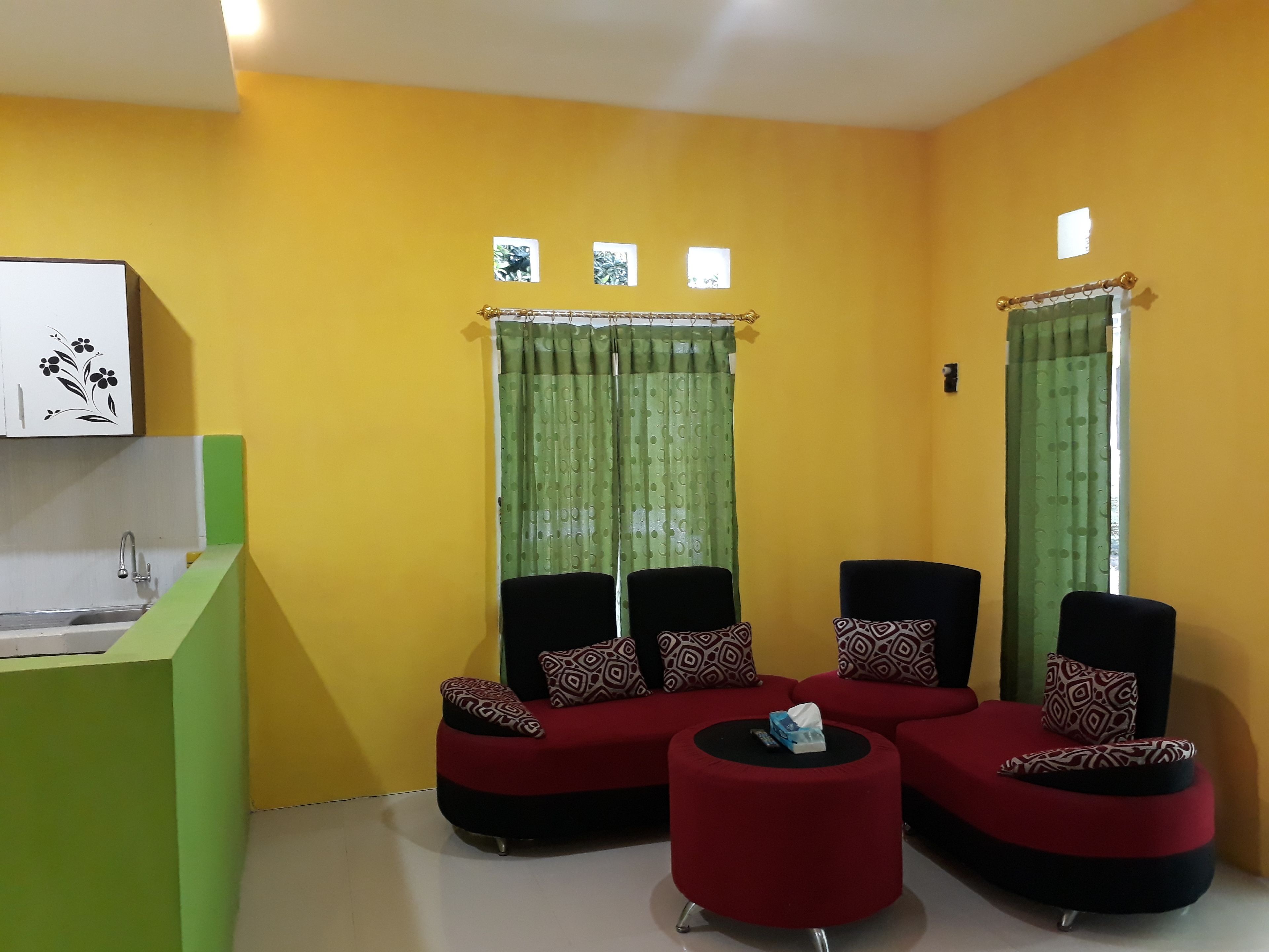 Vila | Ruang keluarga | TV LED