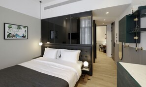 Quarto família | Roupas de cama de algodão egípcio, roupas de cama premium, frigobar