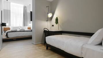 X-Large Room | Sengetøy i egyptisk bomull, sengetøy av topp kvalitet og minibar