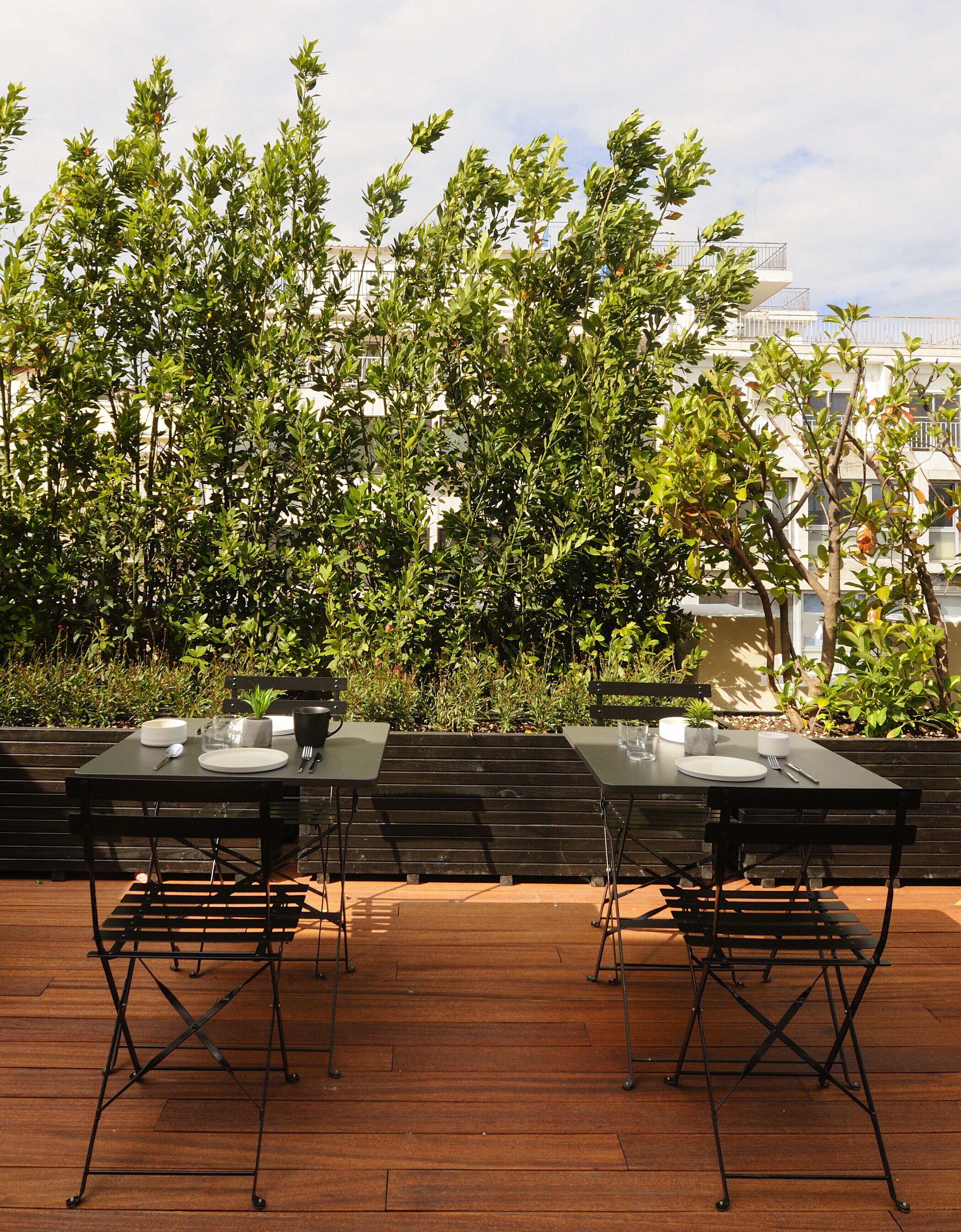 Terrasse sur le toit