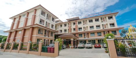 Majoituspaikan julkisivu