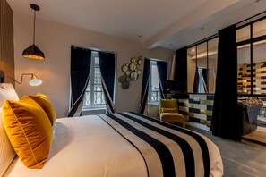 Appartement | 1 slaapkamer, luxe beddengoed, pillowtop-bedden, een kluis op de kamer