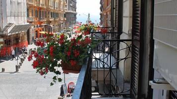 Blick von der Unterkunft