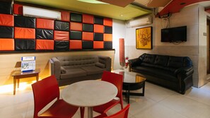 Sala de estar en el lobby