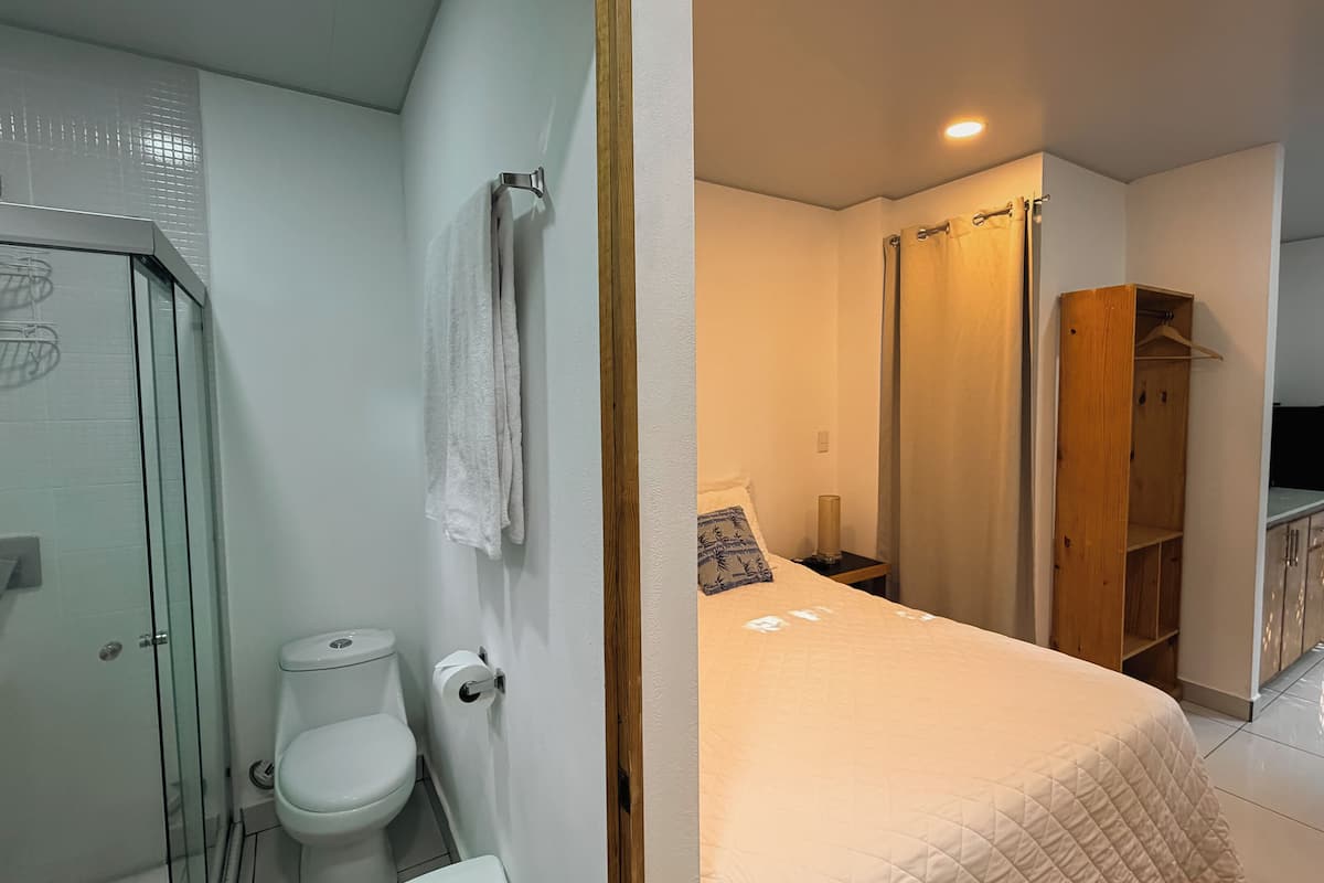 Estudio Apartamento Con Agua Caliente | Down comforters, WiFi (free), bed sheets