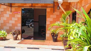 Entrada de l'allotjament