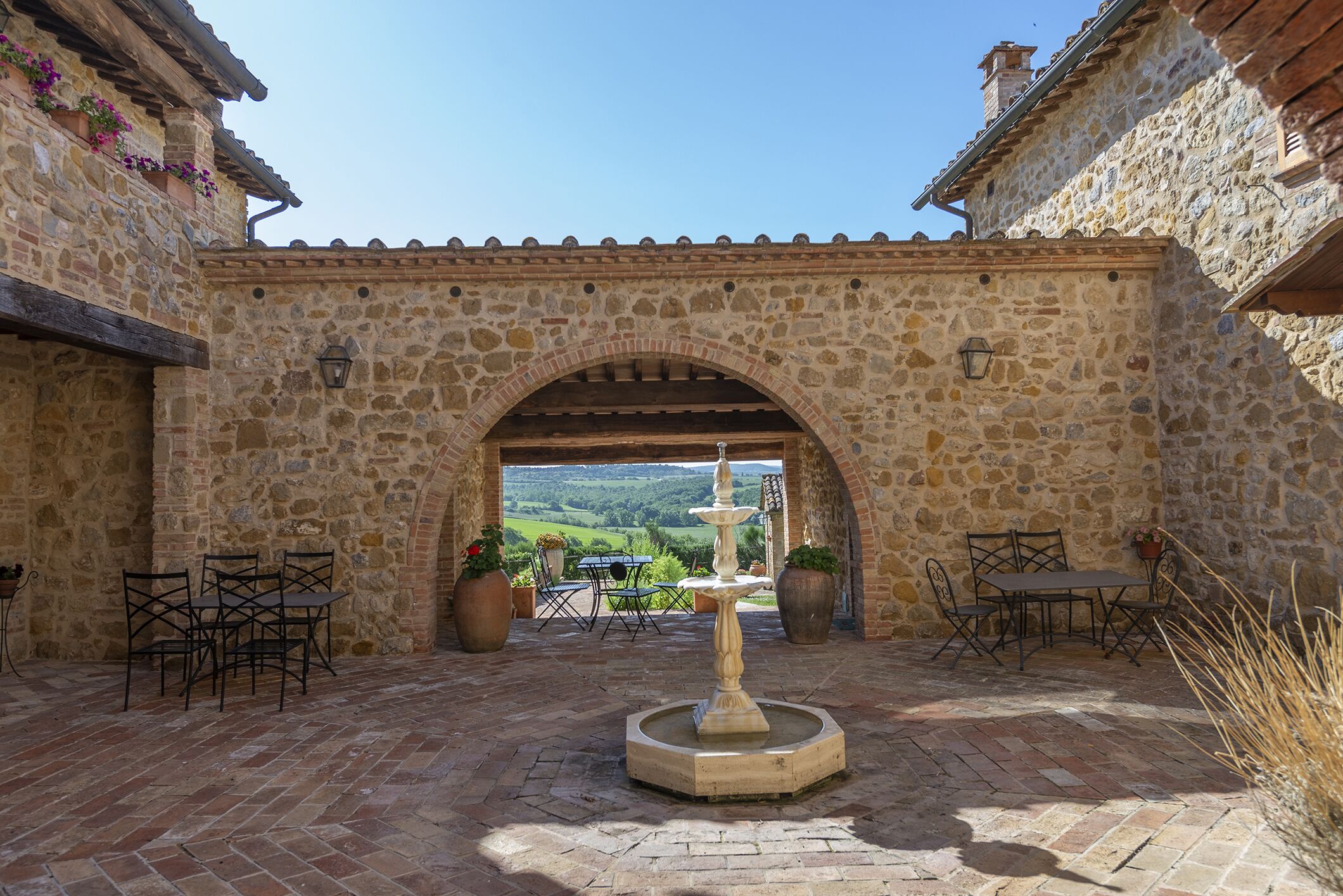 Blick auf den Innenhof