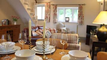 Cottage, 2 Bedrooms | Living area | Flat-screen TV