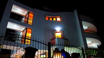 Front of property – evening/night