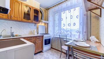 Apartment, 2 Schlafzimmer | Eigene Küche | Kühlschrank, Mikrowelle
