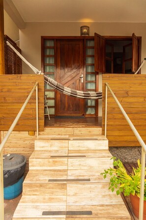 Deluxe Chalet, Balcony, Pool View | Living area | 32-inch LED TV with cable channels, TV, DVD player