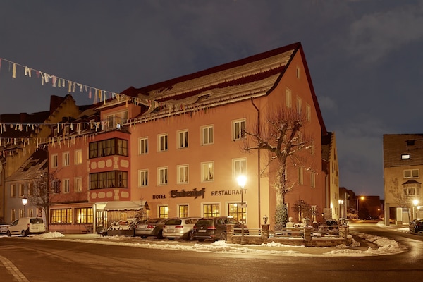 Front of property - evening/night