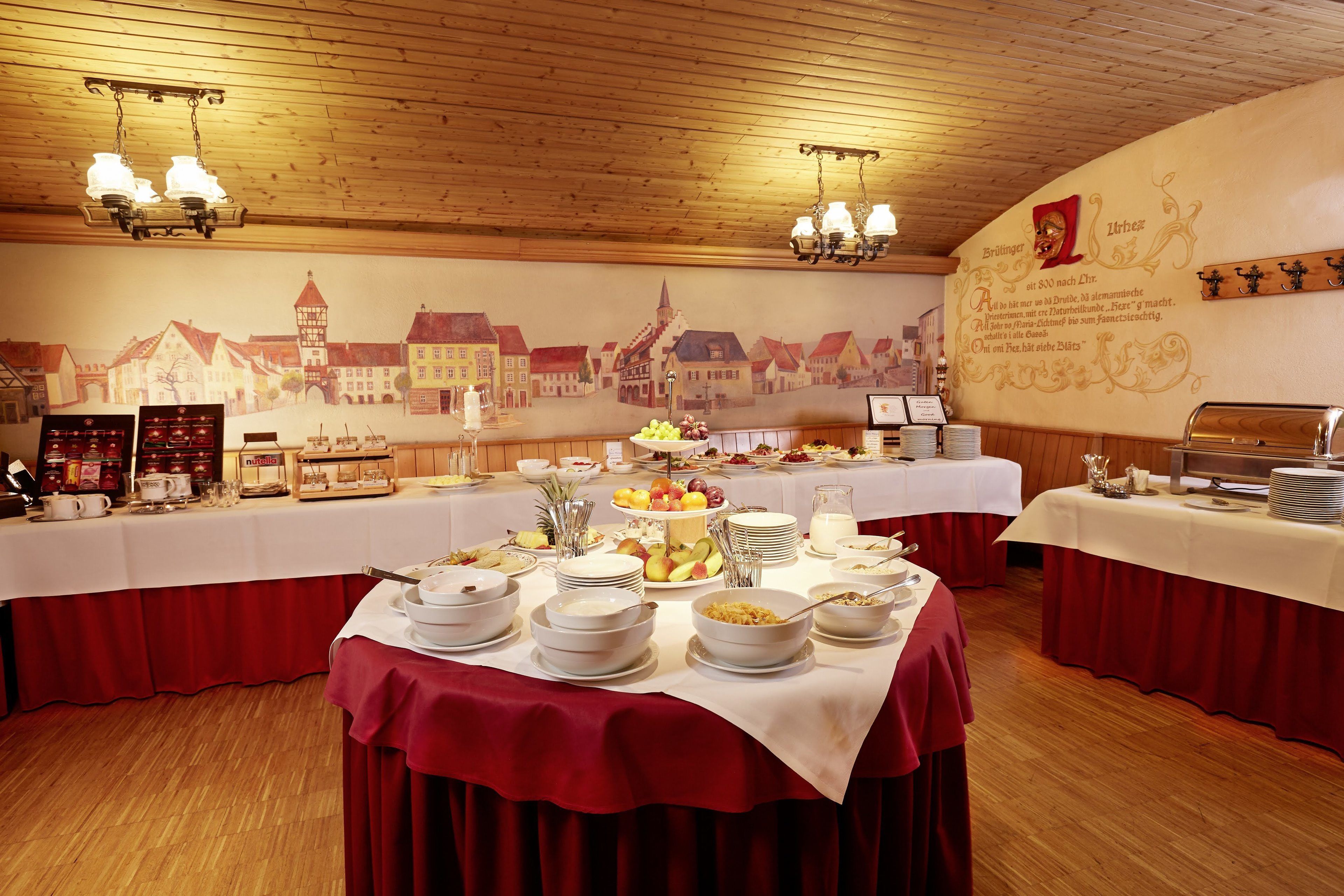 Daily buffet breakfast (EUR 8 per person)