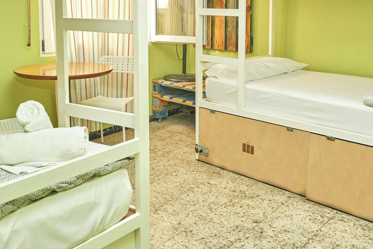 Blackout curtains, iron/ironing board, free WiFi, bed sheets