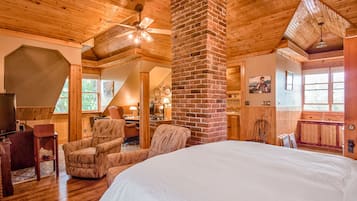 Individually decorated, individually furnished, iron/ironing board