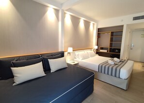 Standard Double Room, 1 Queen Bed with Sofa bed, Balcony | Down comforters, in-room safe, desk, blackout drapes - Hotel Rosamar Es Blau - Adults Only +21 (Lloret de Mar)