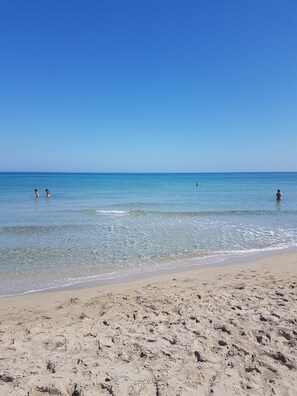 Beach nearby, white sand