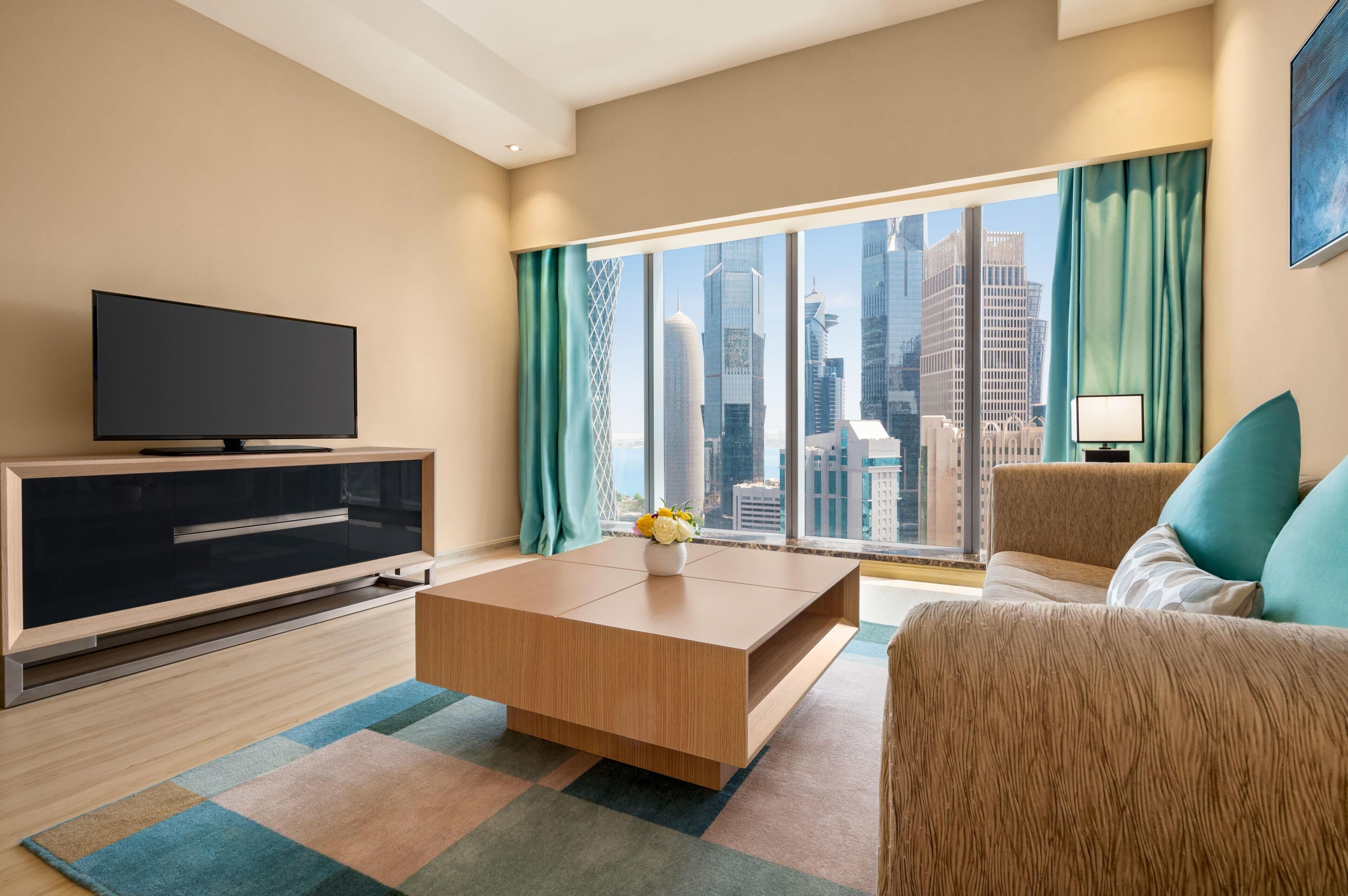 Living area | 43-inch LED TV with digital channels