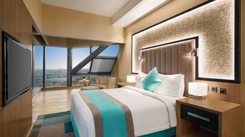 Coffres-forts dans les chambres, bureau, rideaux occultants