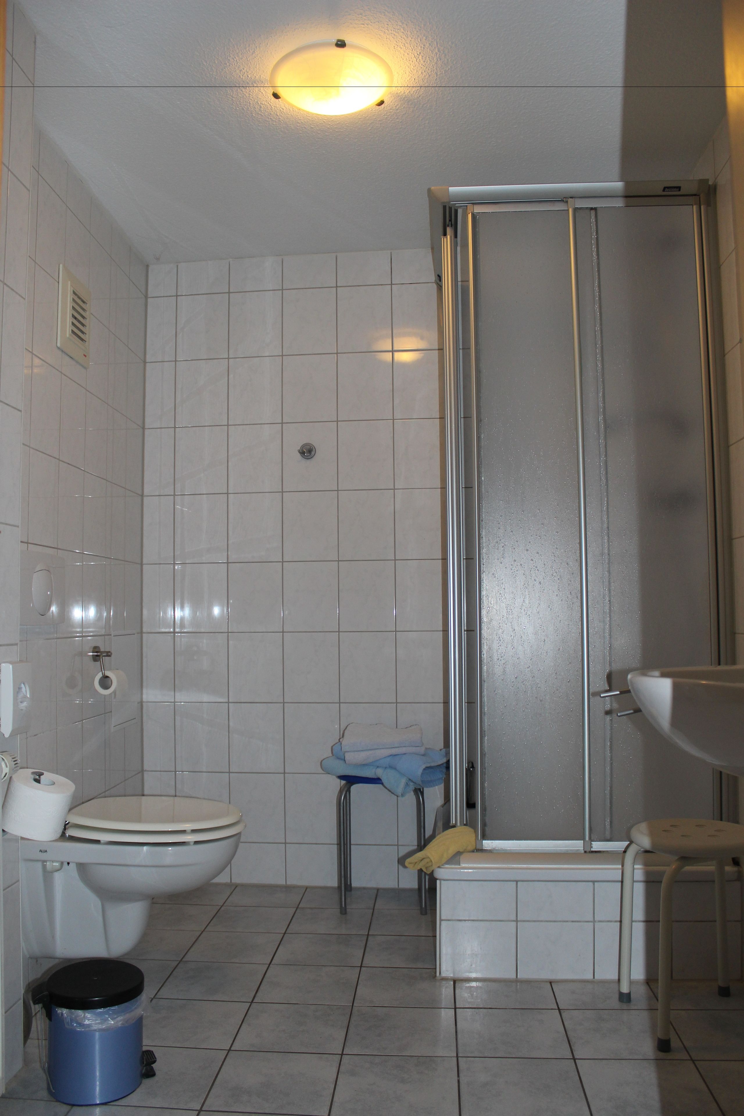 Dusj på badet