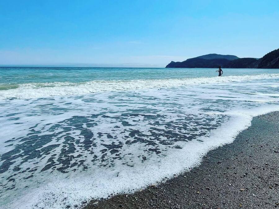 On the beach, surfing, fishing